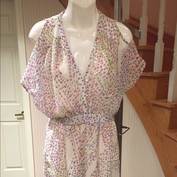 💕Host Pick💕🛍2 for$30🛍 NWT slip on swimwear coverup also wear as tunic top - Picture 3 of 6